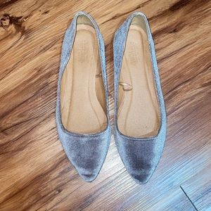 Suede flats